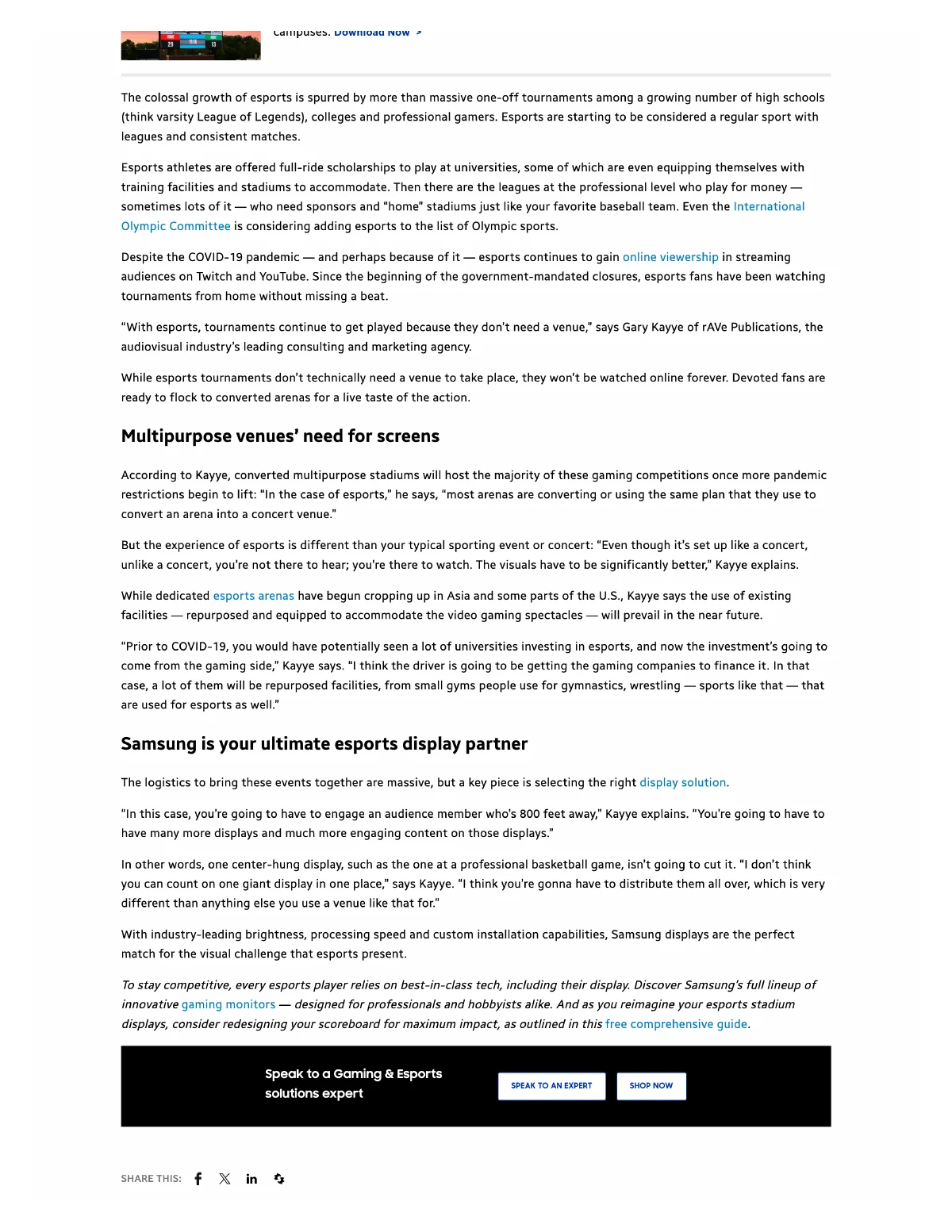 Is esports the next big revenue stream for sports facilities? — page 2