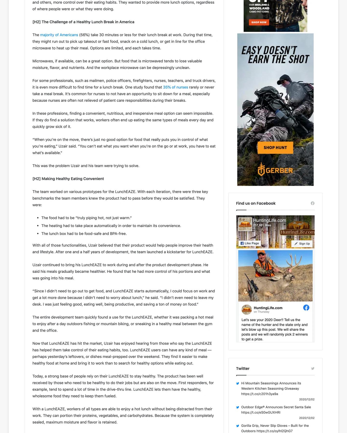 LunchEAZE product coverage — image capture, part 2 of 4