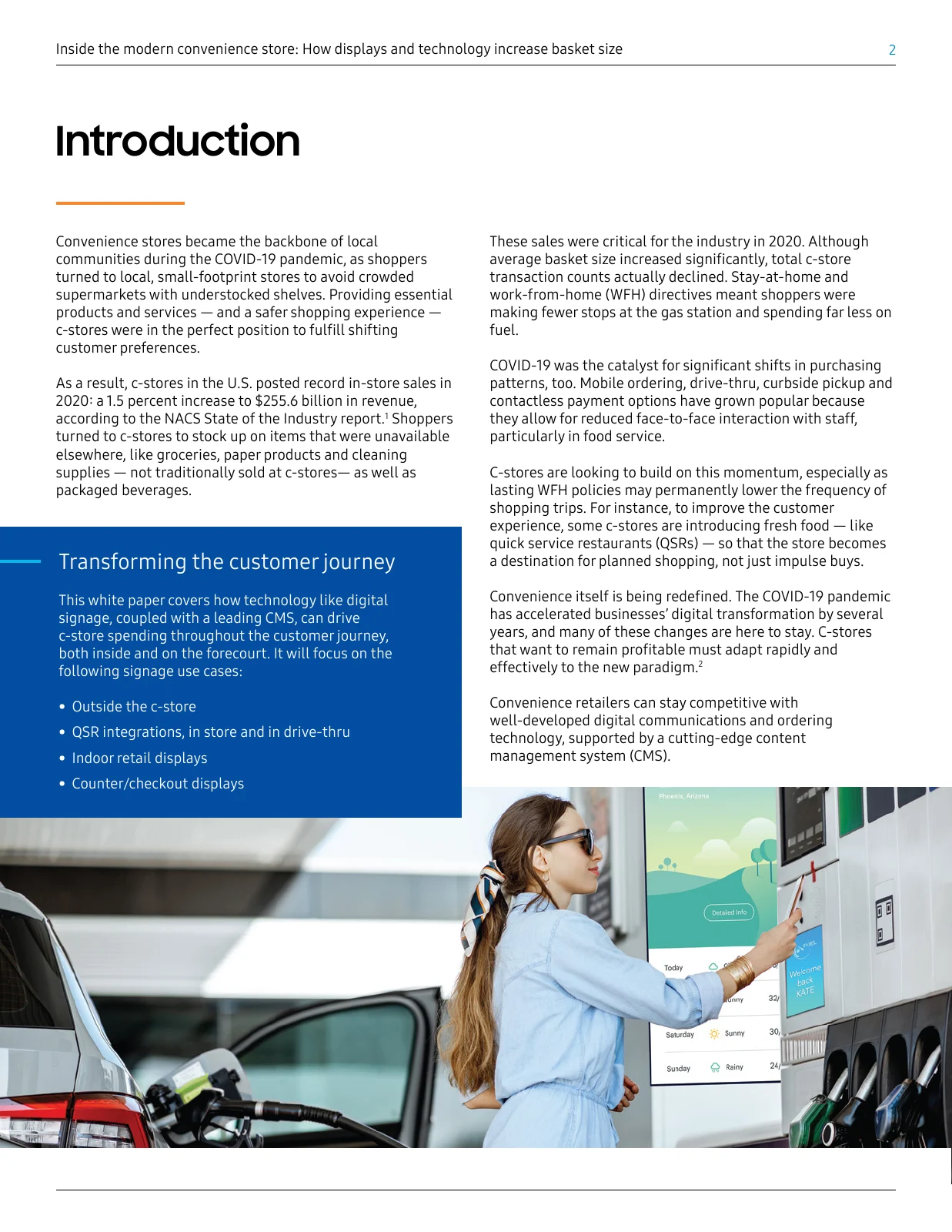 Inside the modern convenience store: How displays and technology increase basket size — selected sample page