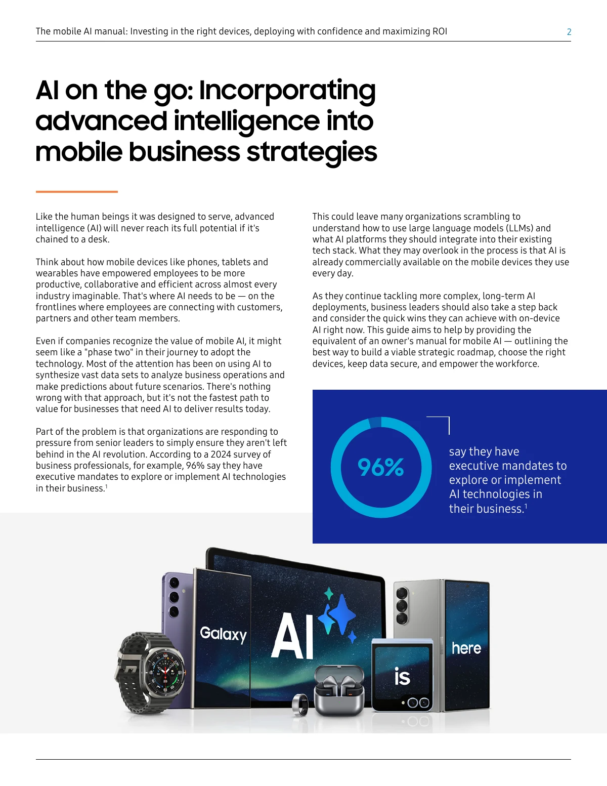 The Mobile AI Manual — selected sample page, part 1